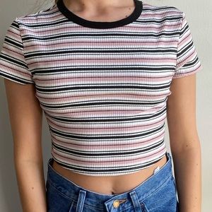 Stripped crop top